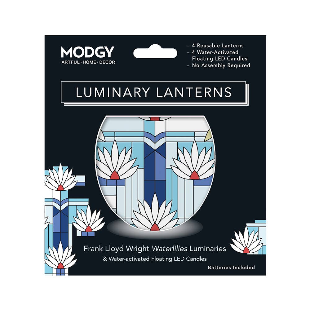MODGY Luminary Lanterns - Frank Lloyd Wright Waterlilies - Molly's! A Chic and Unique Boutique 