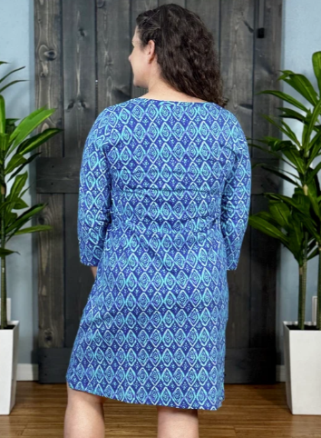 BATEAU DRESS PAINTED DIAMONDS - Molly's! A Chic and Unique Boutique 
