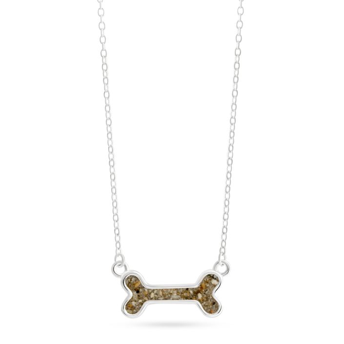 Dog Bone Stationary Necklace