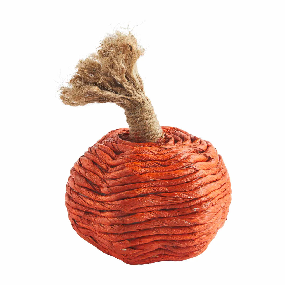 SMALL CORN HUSK ROPE PUMPKIN - Molly's! A Chic and Unique Boutique 