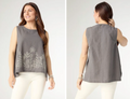 AVA TANK WITH FLORAL EMBROIDERY - Molly's! A Chic and Unique Boutique 