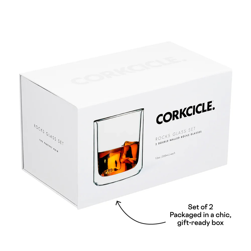 ROCKS GLASS SET- CLEAR - Molly's! A Chic and Unique Boutique 