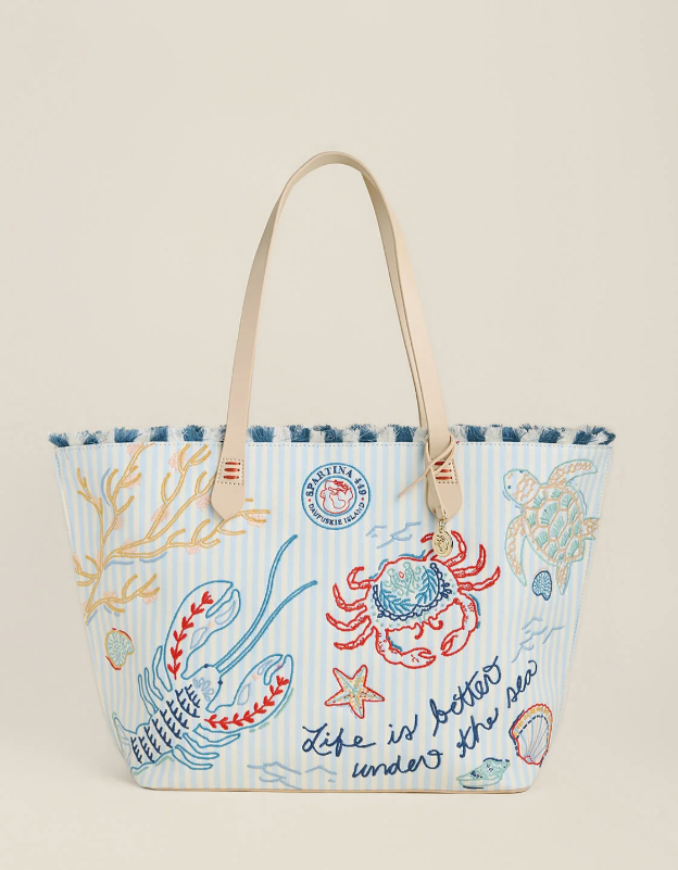 Fiesta Tote Flager Resort Sea Life - Molly's! A Chic and Unique Boutique 