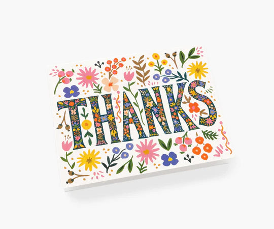 FLORAL THANKS CARD - Molly's! A Chic and Unique Boutique 