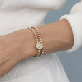 COLLEGIATE CLASSIC GOLD 3MM BRACELET- GEORGIA - Molly's! A Chic and Unique Boutique 