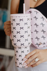 MINI COQUETTE BOWS ALL OVER 38 OZ TUMBLER