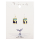 GOLD WHALE TAIL EARRINGS - Molly's! A Chic and Unique Boutique 