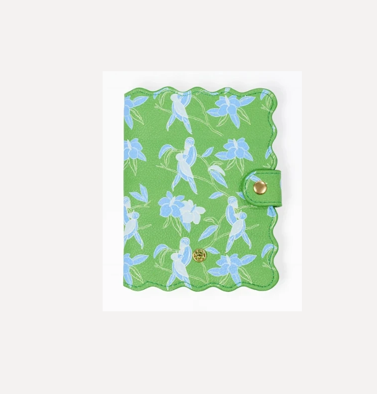 Passport Cover - Tiki Tropics Green