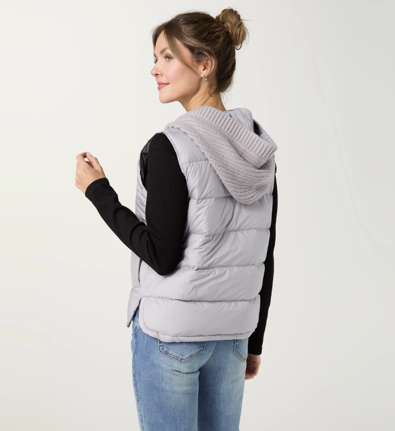 Casey Down Filled Vest with Contrast - Molly's! A Chic and Unique Boutique 