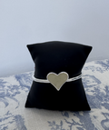 EXPLORER HEART CUFF BRACELET SILVER - Molly's! A Chic and Unique Boutique 