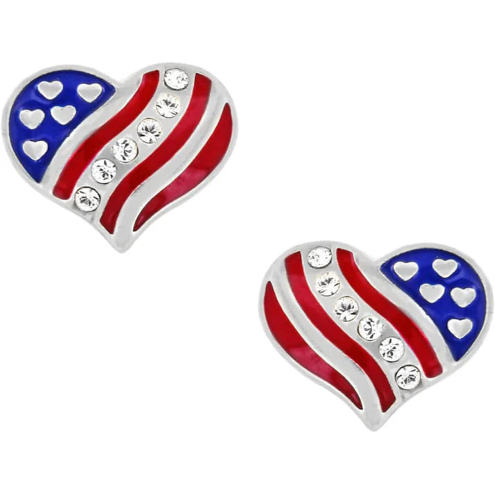 HEARTS AND STRIPES MINI POST EARRINGS - Molly's! A Chic and Unique Boutique 