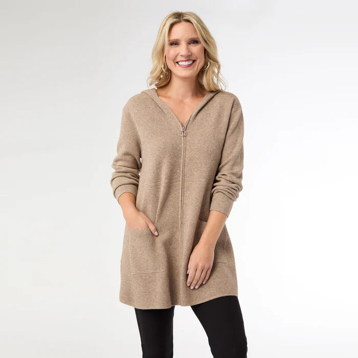 COCO + CARMEN HEAVENLY LUXE ZIPPED CARDIGAN - Molly's! A Chic and Unique Boutique 