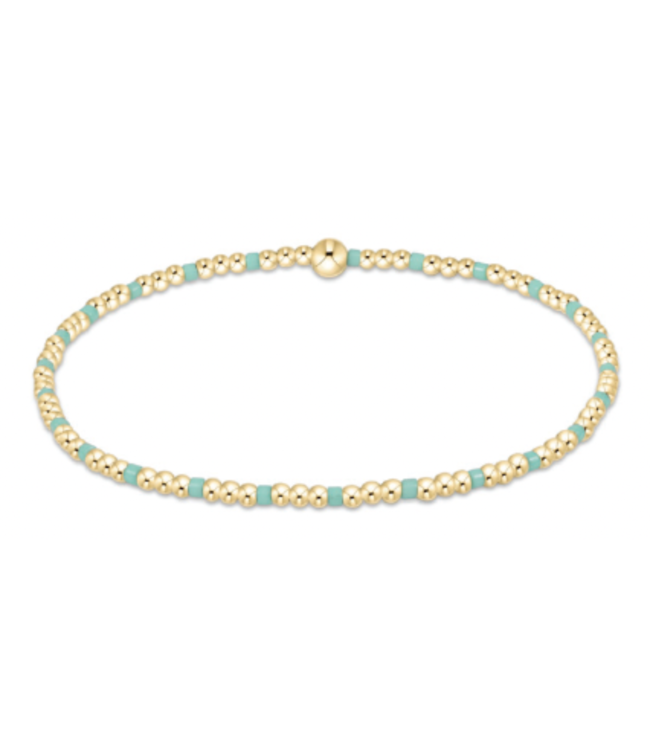 Hope Sincere 2mm Bracelet- Turquoise - Molly's! A Chic and Unique Boutique 