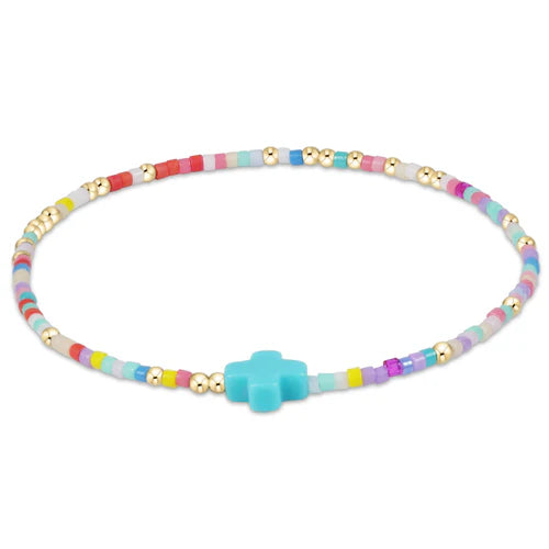 Hope Unwritten Signature Cross Bracelet- Hot Mess - Molly's! A Chic and Unique Boutique 