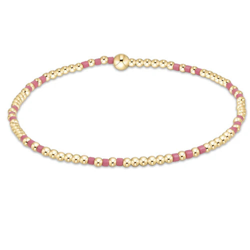 Hope Joy 2mm Bracelet- Bright Pink - Molly's! A Chic and Unique Boutique 
