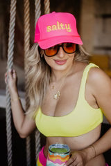 SALTY FOAM TRUCKER HAT- HOT PINK - Molly's! A Chic and Unique Boutique 