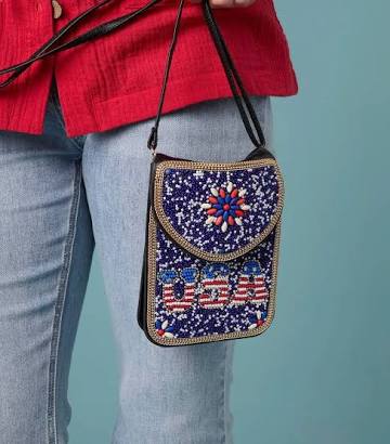 Artisan Beaded Crossbody Bag - Molly's! A Chic and Unique Boutique 