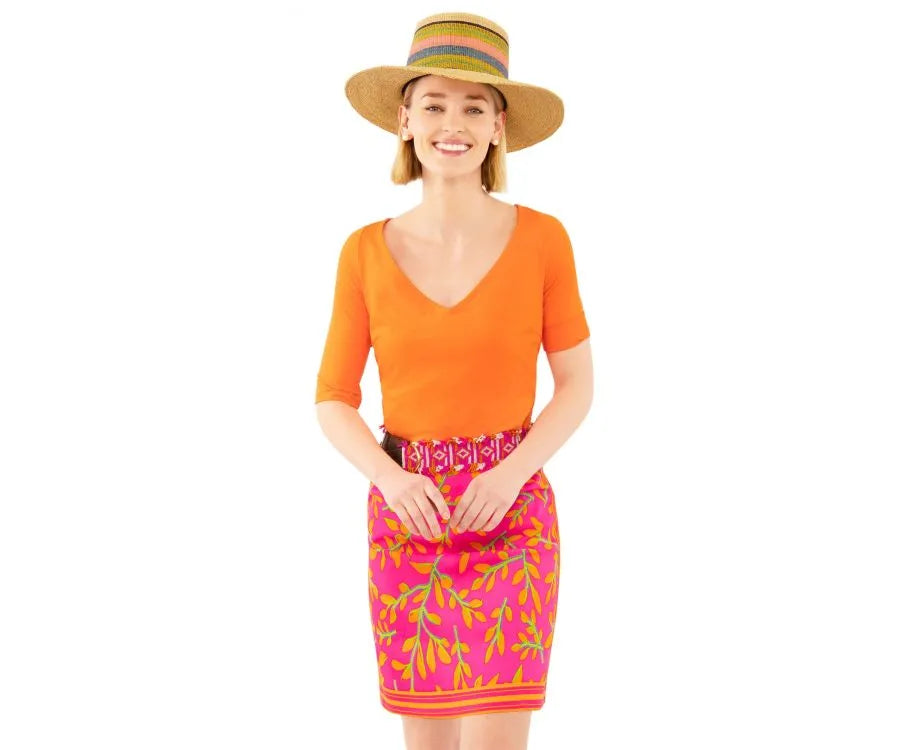 SECOND SKIN TOP- ORANGE - Molly's! A Chic and Unique Boutique 