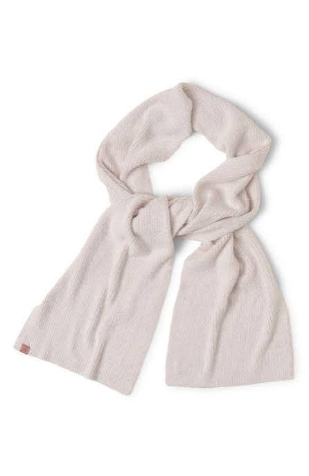 COZY CHIC LITE CONTRAST RIBBED SCARF
