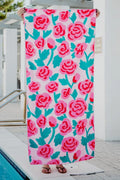 ROSES ALL OVER QUICK DRY TOWEL