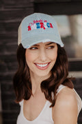 MADE IN AMERICA DENIM TRUCKER HAT