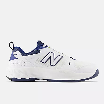 MENS COURT SHOE FRESH FOAM X 1007- WHITE WITH NAVY