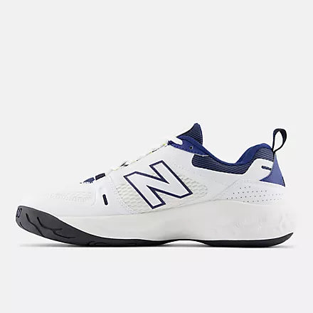 MENS COURT SHOE FRESH FOAM X 1007- WHITE WITH NAVY