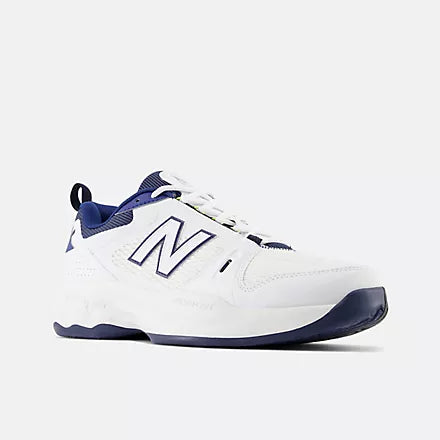 MENS COURT SHOE FRESH FOAM X 1007- WHITE WITH NAVY