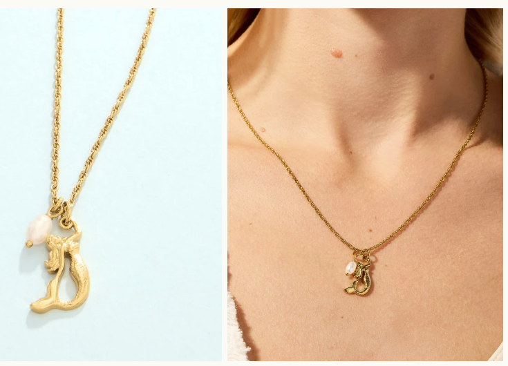 Mermaid Necklace 18" - Molly's! A Chic and Unique Boutique 