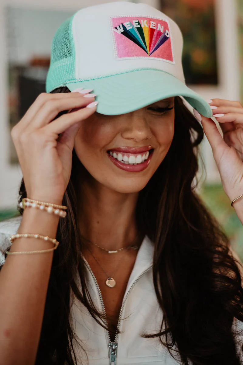 WEEKEND PATCH FOAM WOMEN'S HAT - Molly's! A Chic and Unique Boutique 