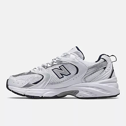 MENS 530- WHITE WITH NATURAL INDIGO