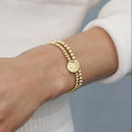 COLLEGIATE CLASSIC GOLD 3MM BRACELET- OLE MISS - Molly's! A Chic and Unique Boutique 