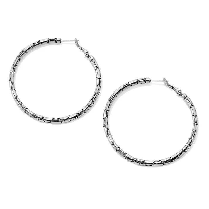 PEBBLE LARGE HOOP EARRINGS - Molly's! A Chic and Unique Boutique 