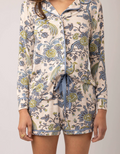 Pajama Short Japonica Bird Green