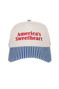 AMERICA'S SWEETHEART TWO-TONED TRUCKER HAT
