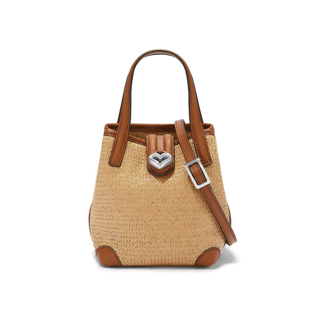 Elena Straw Small Tote