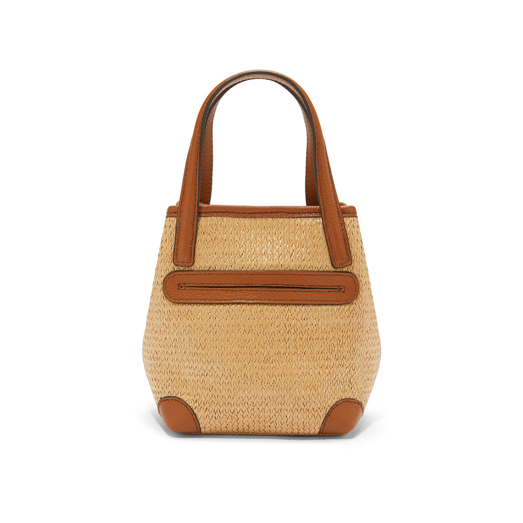 Elena Straw Small Tote