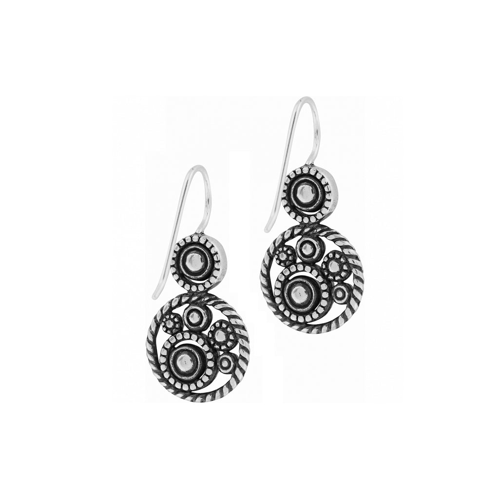 Halo French Wire Earrings