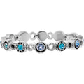 Halo Burst Hinged Bangle