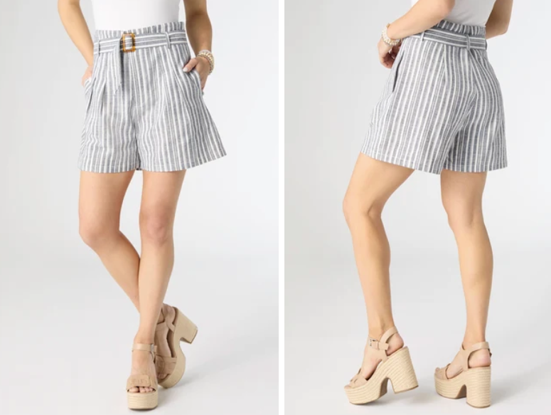 TRINA HIGH WAISTED SHORTS WITH BELT - Molly's! A Chic and Unique Boutique 