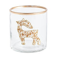 MUD PIE REINDEER BEADED TEA LIGHT HOLDER