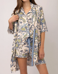 Pajama Robe Japonica Bird - Molly's! A Chic and Unique Boutique 
