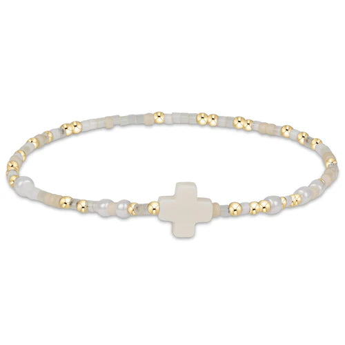Hope Unwritten Signature Cross Bracelet- Call Me on my Shellphone - Molly's! A Chic and Unique Boutique 