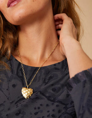 Spartina Big Heart Pillow Necklace 18" *PREVIEW* - Molly's! A Chic and Unique Boutique 