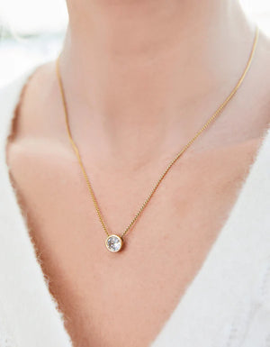 Spartina Lighthouse Necklace Cubic Zirconia 18' Gold *PREVIEW* - Molly's! A Chic and Unique Boutique 
