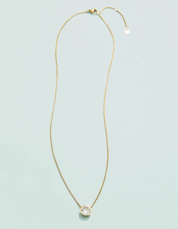 Spartina Lighthouse Necklace Cubic Zirconia 18' Gold *PREVIEW* - Molly's! A Chic and Unique Boutique 