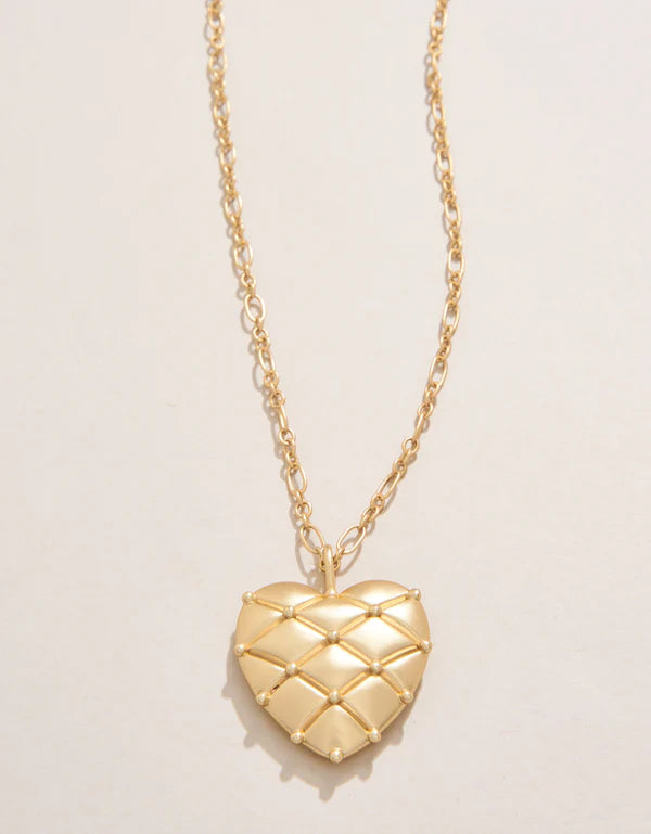 Spartina Big Heart Pillow Necklace 18" *PREVIEW* - Molly's! A Chic and Unique Boutique 