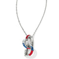 SPECTRUM HEARTS LONG NECKLACE