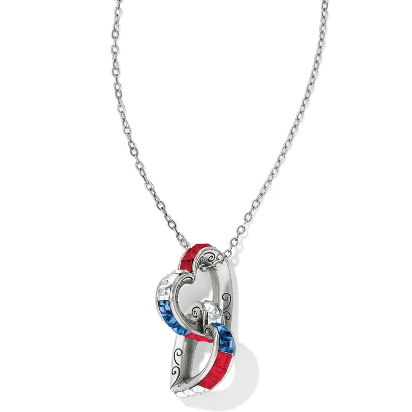 SPECTRUM HEARTS LONG NECKLACE