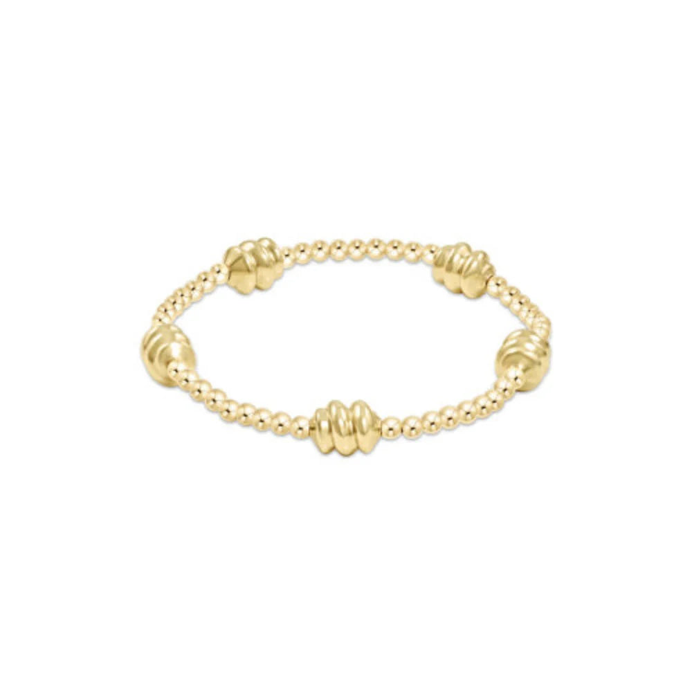 ADMIRE GOLD 3MM BEAD BRACELET